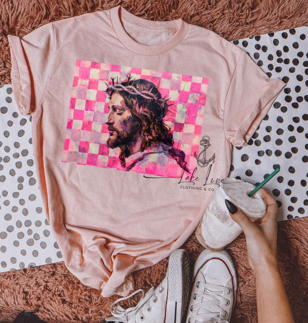 Pink Jesus! Choose Style - made to order!