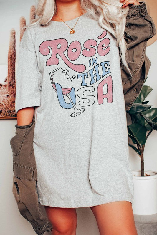 ROSE IN THE USA GRAPHIC TEE