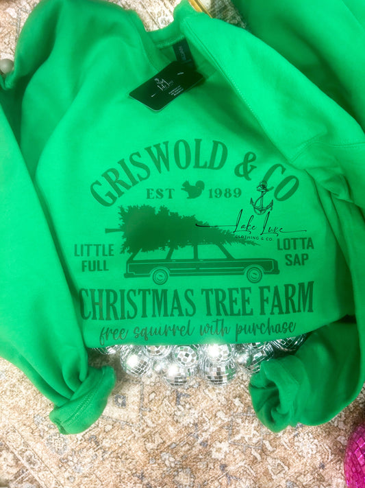 Griswold Tree Farm - Gildan sweatshirt 🌲 made to order