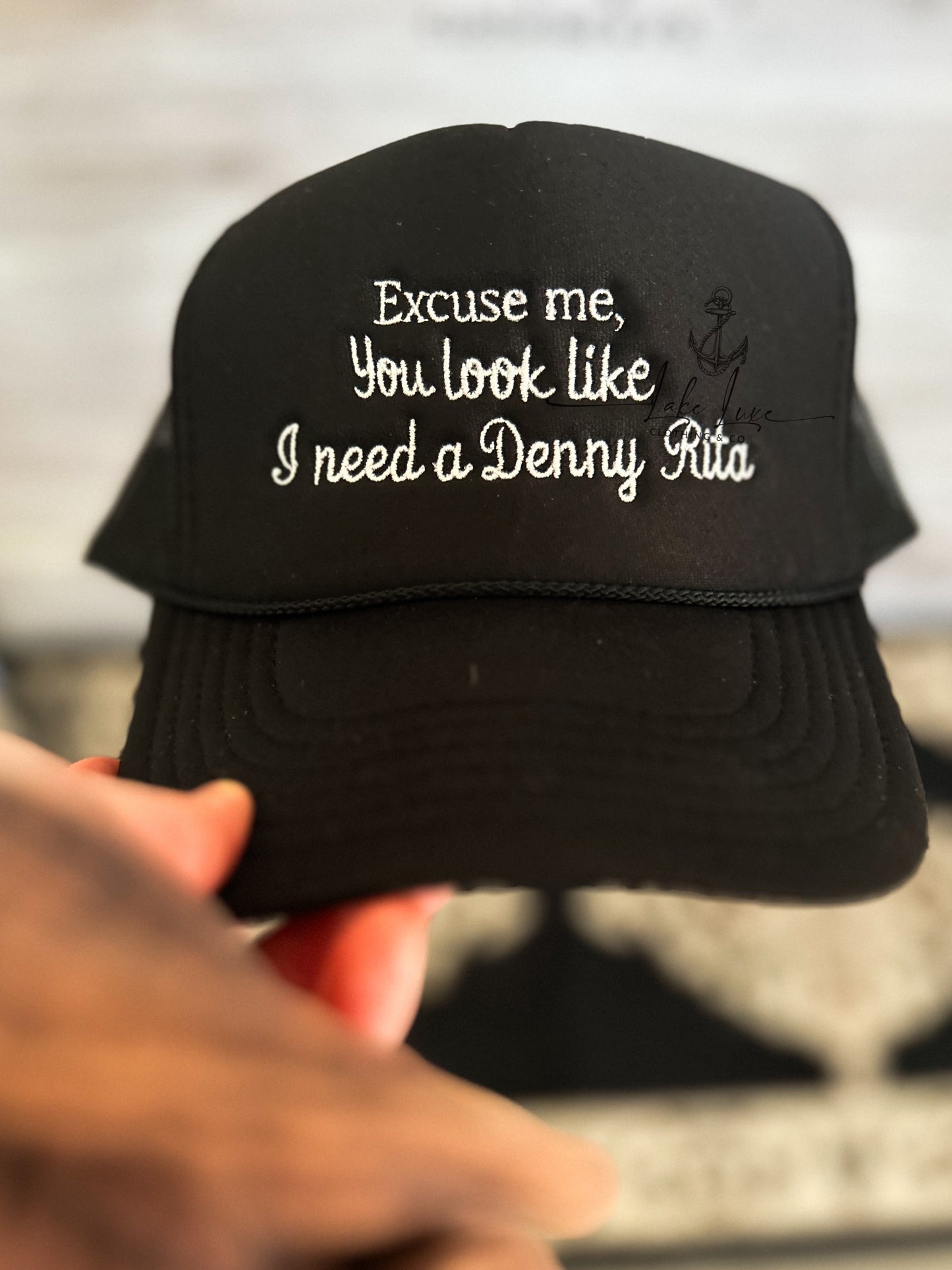 Excuse me you look like I need a Denny Rita hat - made to order