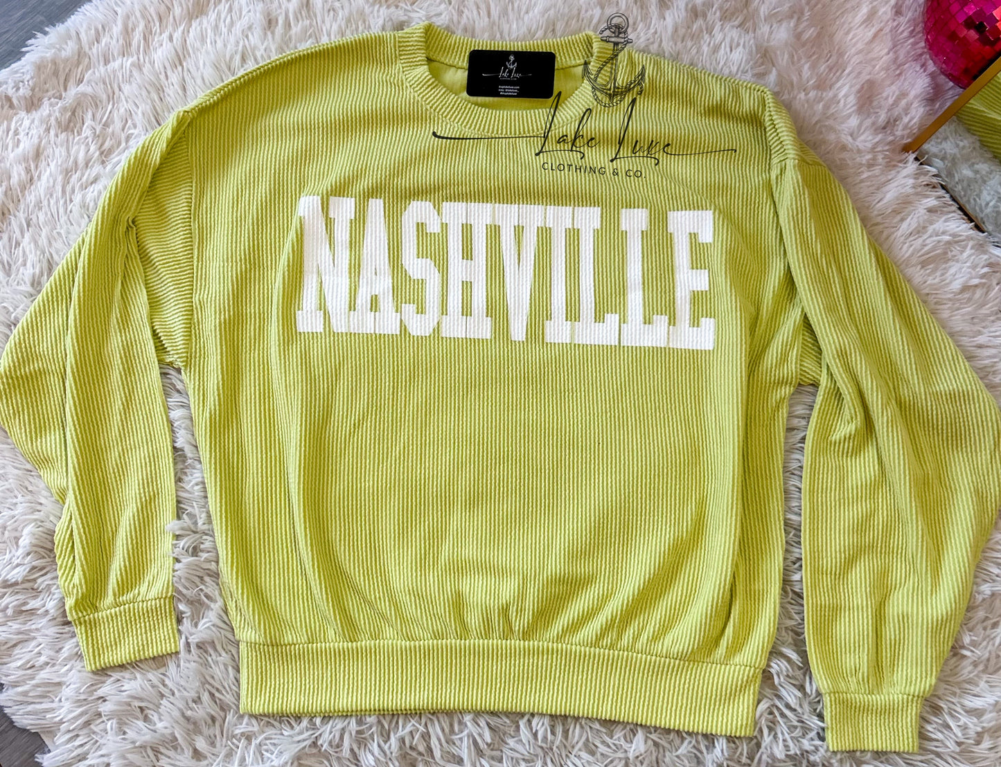 Nashville lime oversized sweatshirt